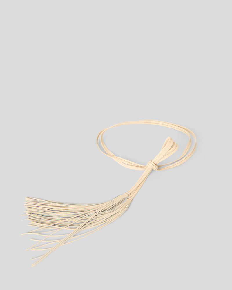 CAROLINE WRAP LEATHER BELT Latte - BELT
