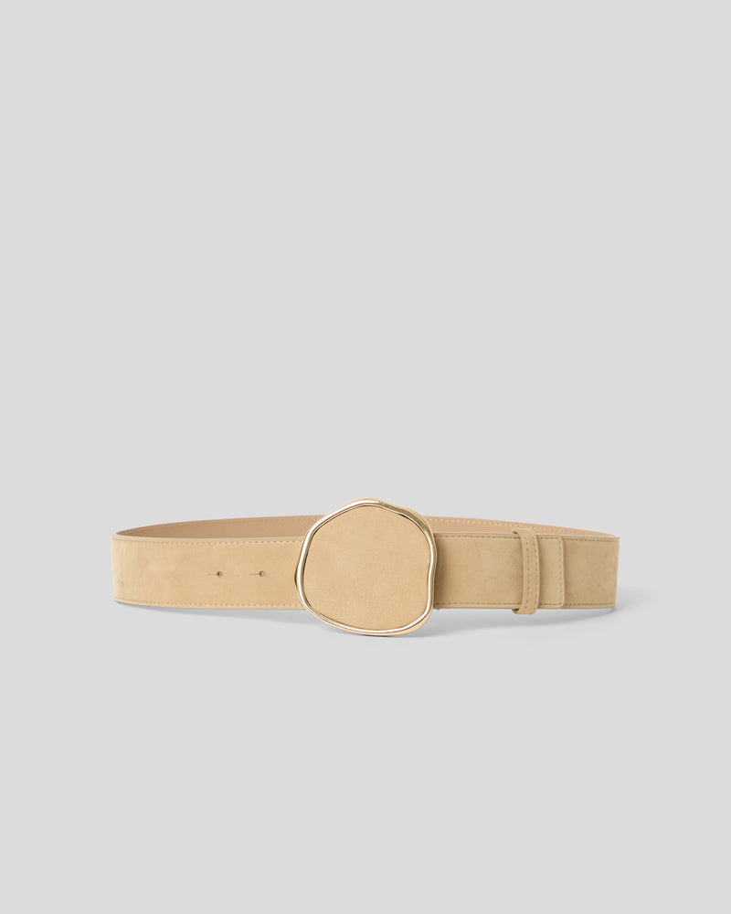 IMOGEN NUBUCK BELT Macchiato Gold - BELT