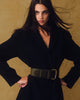 ARTHUR CALF-HAIR LEATHER BELT - BELT
