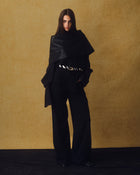 NATE CALF-HAIR LEATHER BELT - BELT