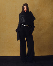 NATE CALF-HAIR LEATHER BELT - BELT