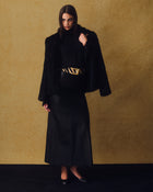 NATHAN CALF-HAIR LEATHER BELT - BELT