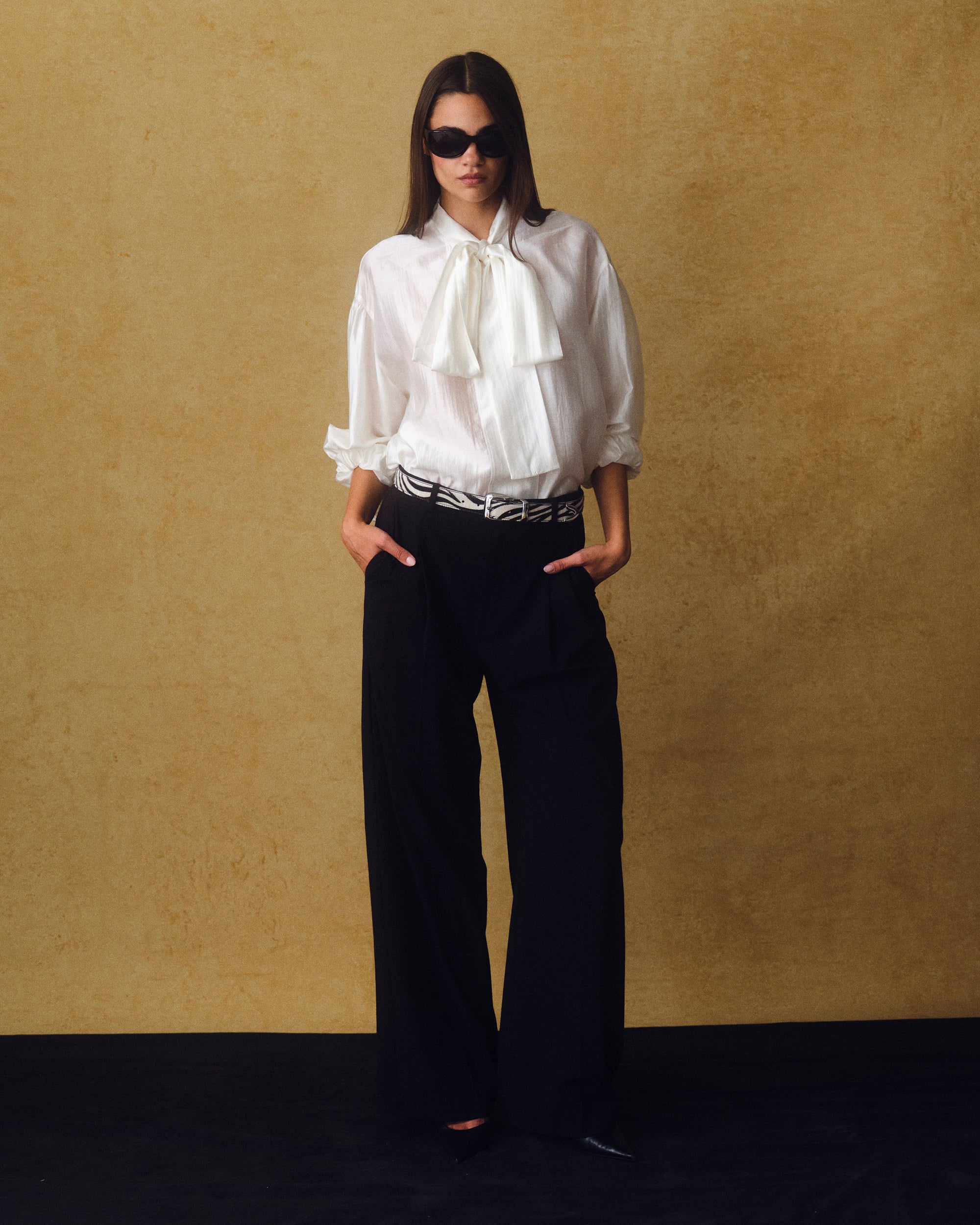 ESTI CALF-HAIR BELT