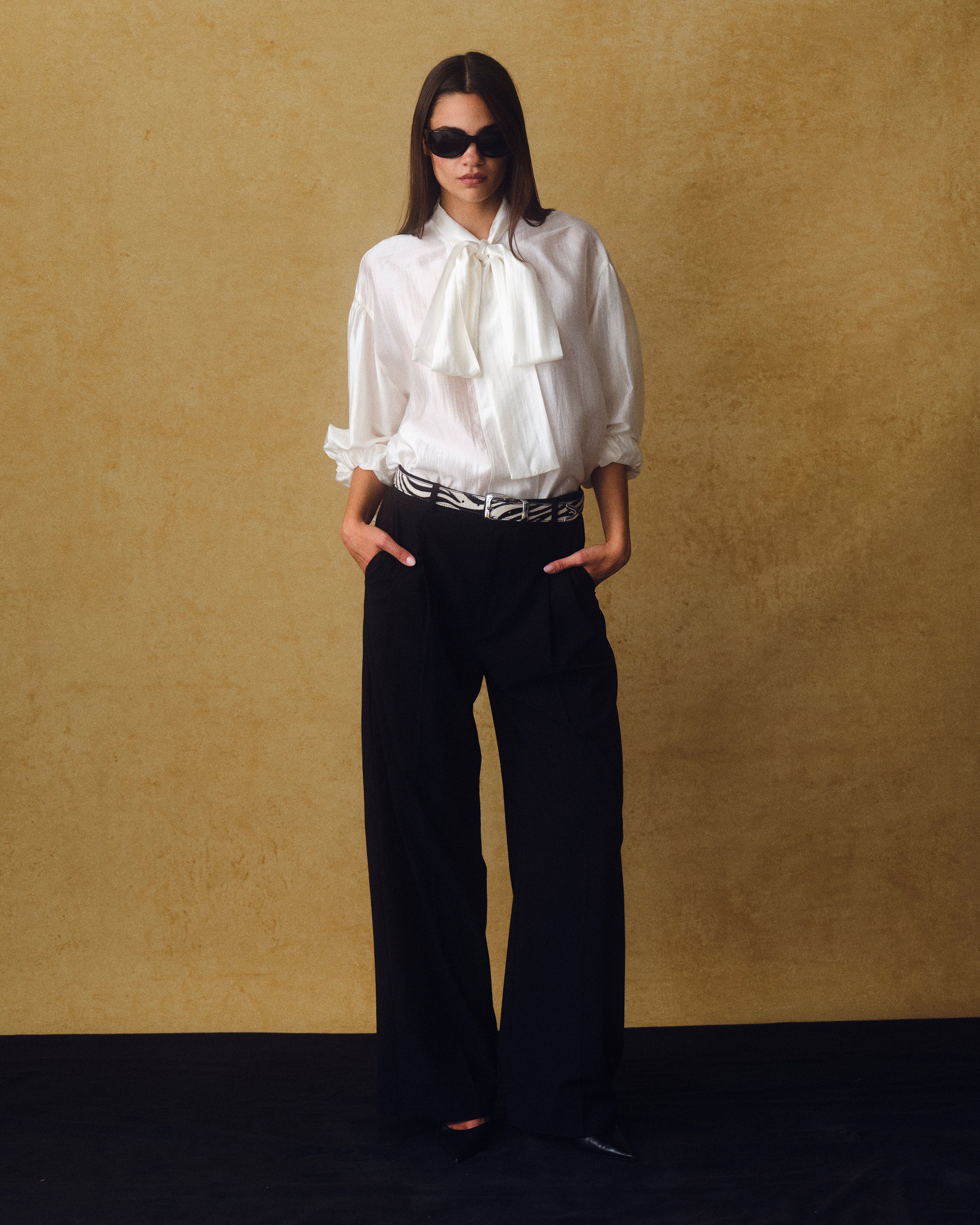 ESTI CALF-HAIR BELT
