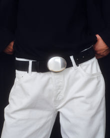 JUNA CALF-HAIR LEATHER BELT - BELT