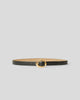 GREYSON MINI LEATHER BELT Black Gold - BELT