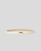 ZAID LEATHER BELT Gesso Gold - BELT