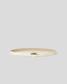 ZAID LEATHER BELT Gesso Gold - BELT