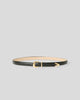 LEO LEATHER BELT Black Gold - BELT