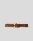 ODESSA SUEDE BELT Chocolate Gold - BELT