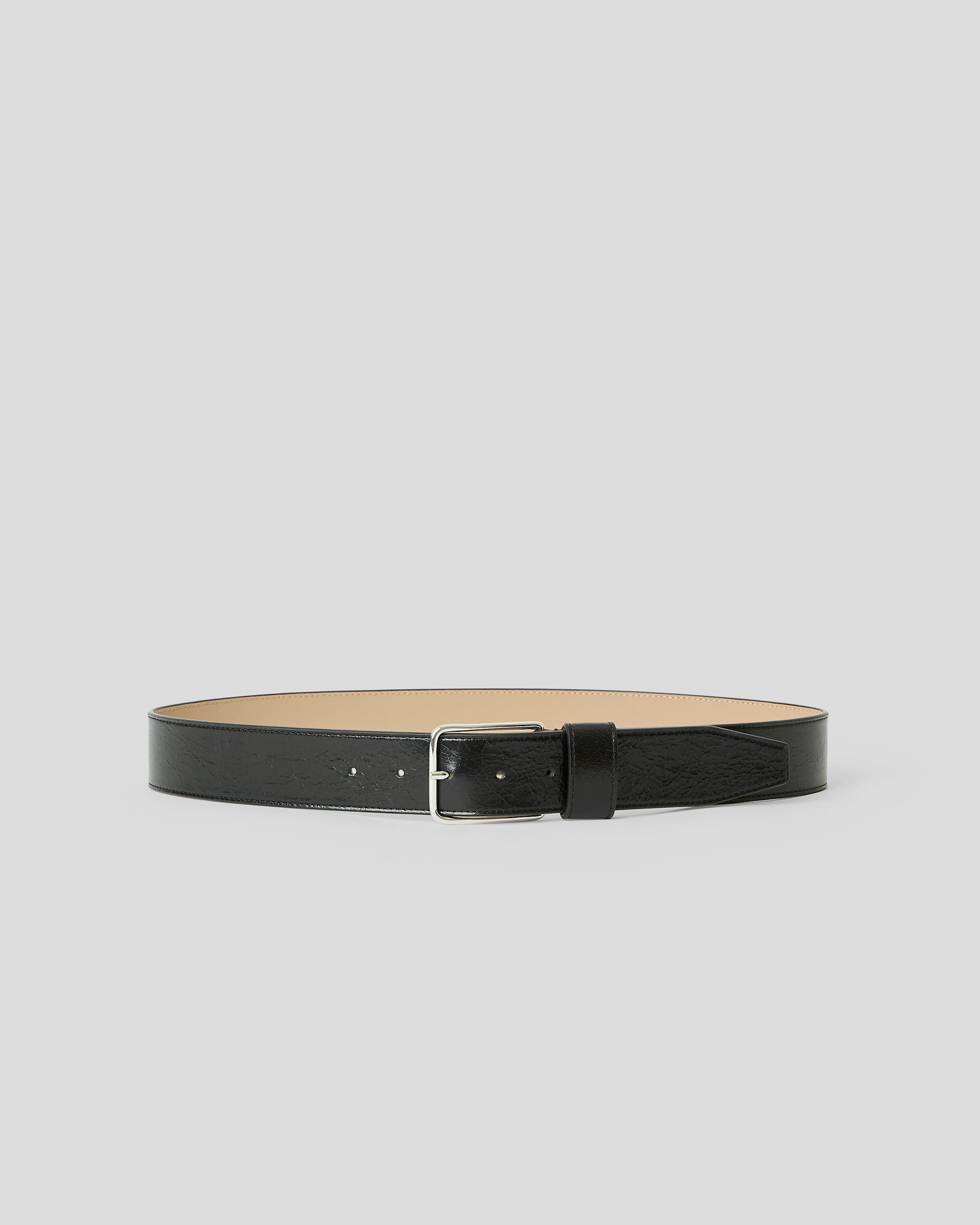 ENZO RUGOUS LEATHER BELT - BELT