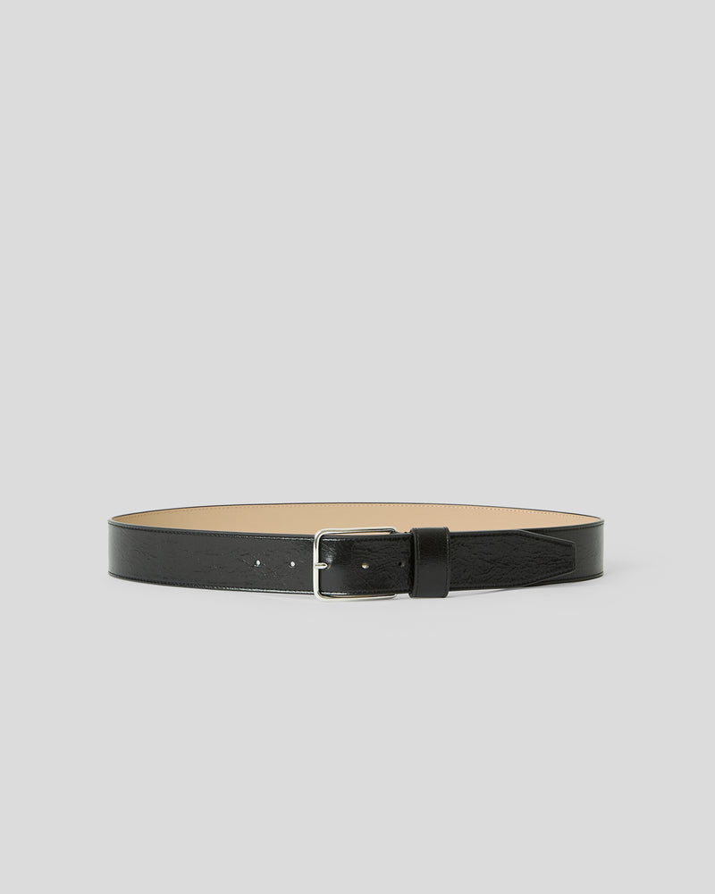 ENZO RUGOUS LEATHER BELT - BELT