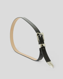 AIDEN RUGOUS LEATHER BELT - BELT