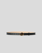 KIMANI LEATHER BELT Black Tiger Eye - BELT