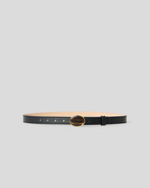 KIMANI LEATHER BELT Black Tiger Eye - BELT