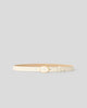 KIMANI LEATHER BELT Gesso Pearl - BELT