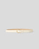 CAMILLE LEATHER BELT Gesso Gold - BELT