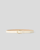 CAMILLE LEATHER BELT Gesso Gold - BELT