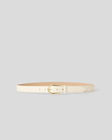 CAMILLE LEATHER BELT Gesso Gold - BELT