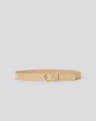 GEORGE NUBUCK BELT Macchiato Gold - BELT