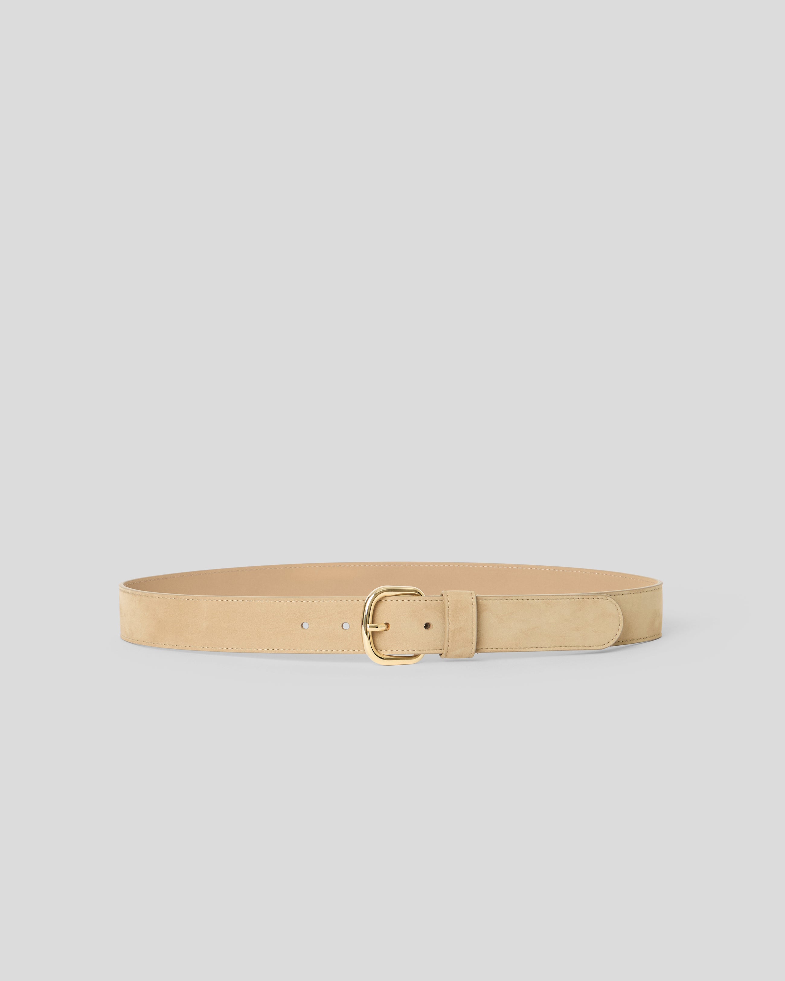 GEORGE NUBUCK BELT Macchiato Gold - BELT