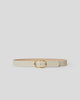 KYRA LEATHER BELT Bone Gold - BELT