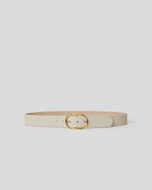 KYRA LEATHER BELT Bone Gold - BELT