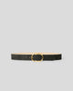 KYRA NUBUCK BELT Black Gold - BELT