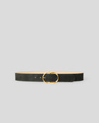 KYRA NUBUCK BELT Black Gold - BELT