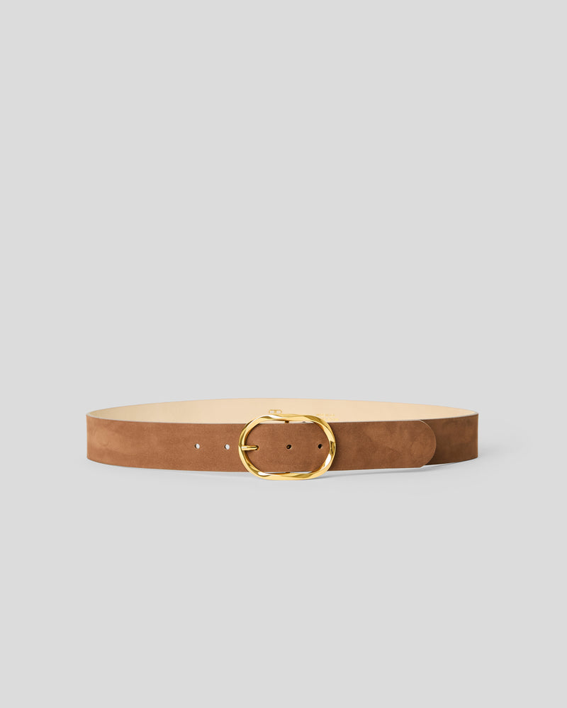 KYRA NUBUCK BELT Mocha Gold - BELT