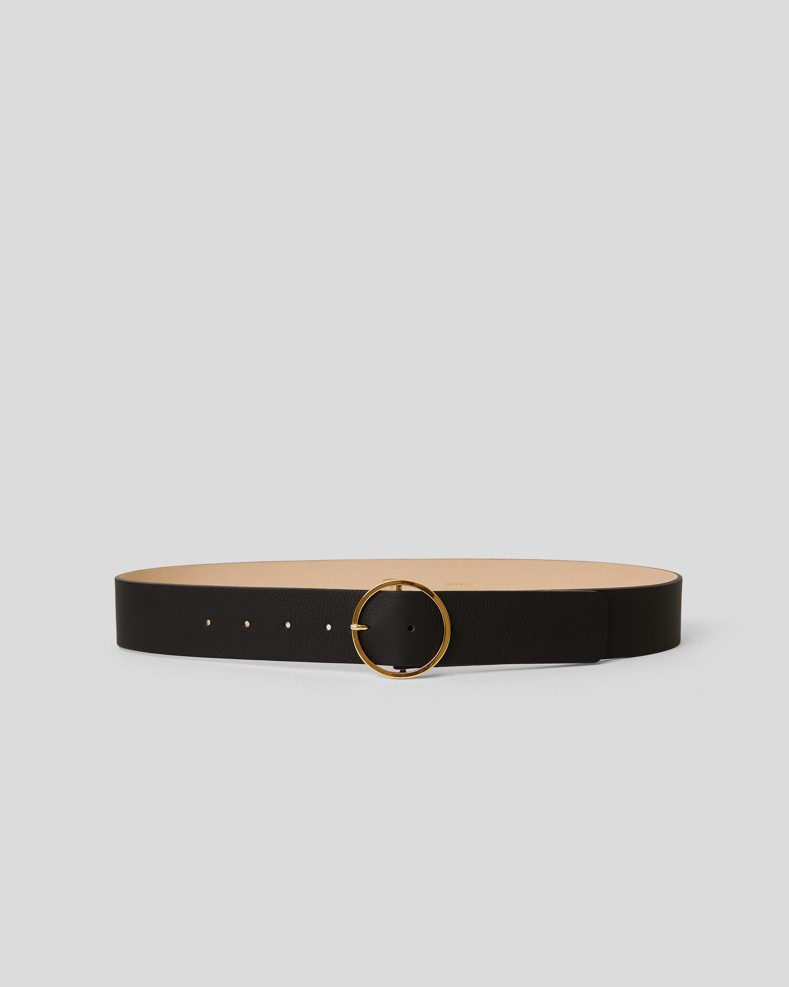 MOLLY LEATHER BELT Black Gold - BELT