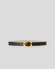 JORDAN LEATHER BELT Black Gold - BELT