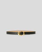 JORDAN LEATHER BELT Black Gold - BELT