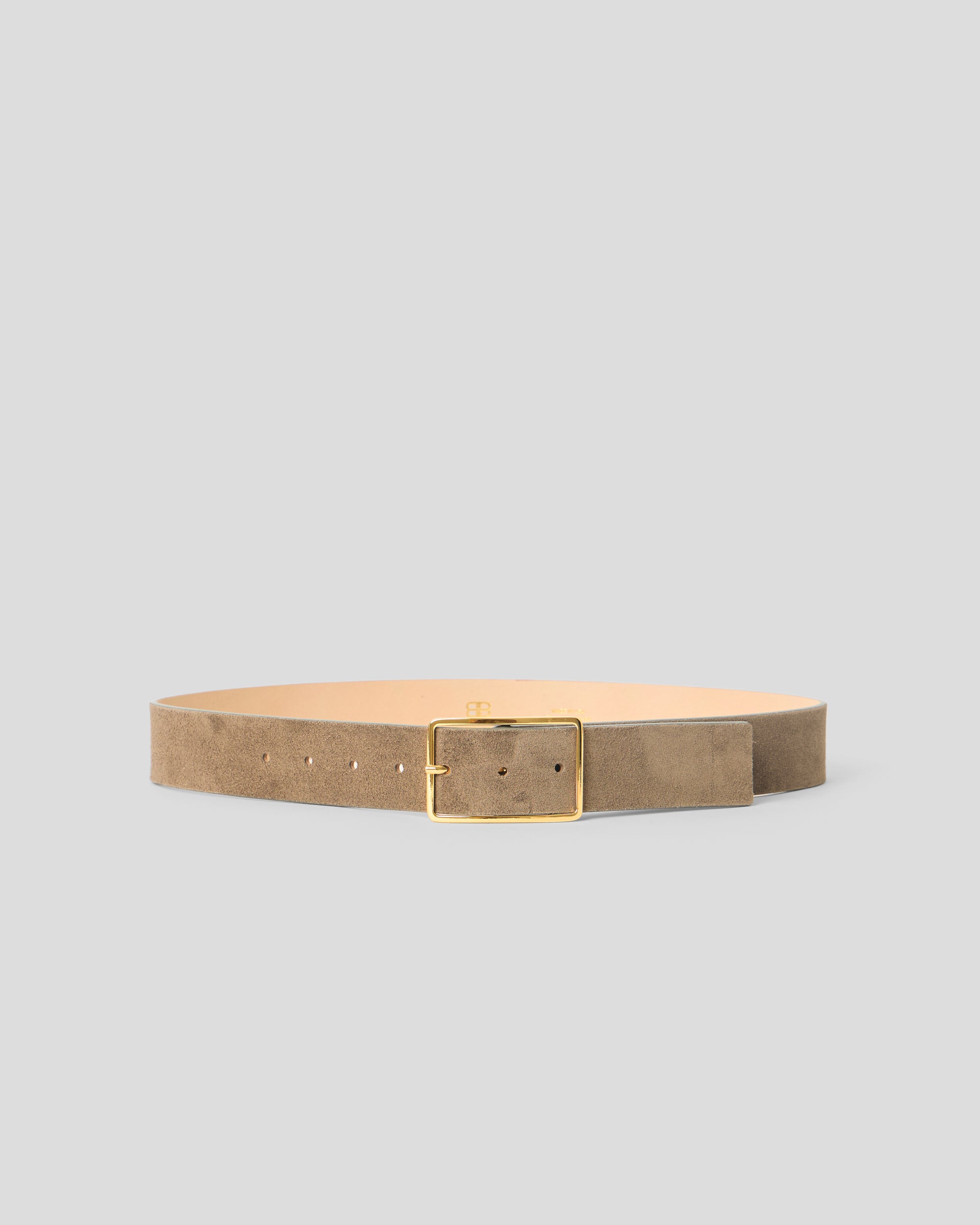 MILLA SUEDE BELT Elephant Gold - BELT
