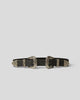 BRI BRI LEATHER BELT Black Silver - BELT