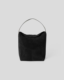 ROWE SUEDE BUCKET BAG Black - HANDBAGS