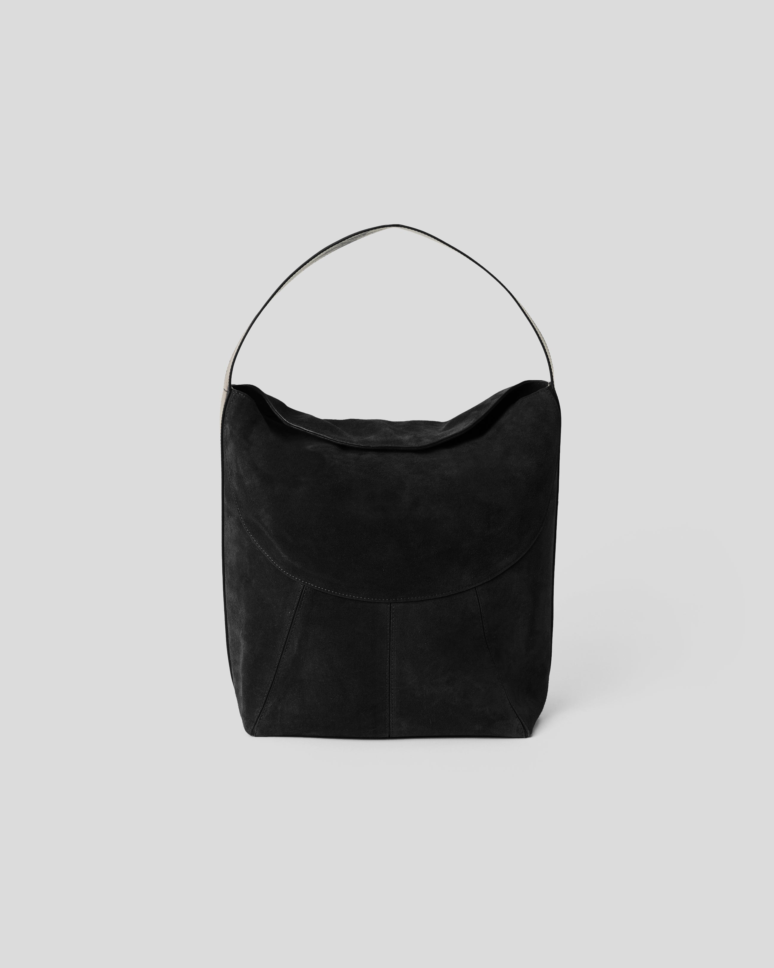 ROWE SUEDE BUCKET BAG Black - HANDBAGS