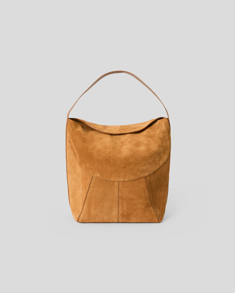 ROWE SUEDE BUCKET BAG Cuoio - HANDBAGS