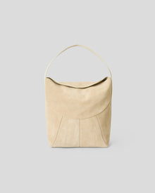 ROWE SUEDE BUCKET BAG Taupe - HANDBAGS