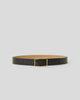 MILLA GLOSS LEATHER BELT Black Gold - BELT