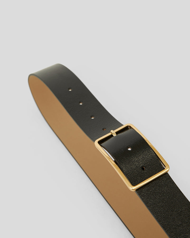 MILLA GLOSS LEATHER BELT - BELT