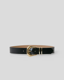 KODA MOD LEATHER BELT Black Gold - BELT