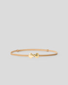 SHELBI LEATHER BELT Vacchetta Gold - BELT