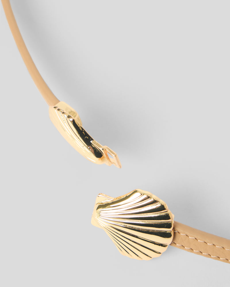 SHELBI LEATHER BELT - BELT