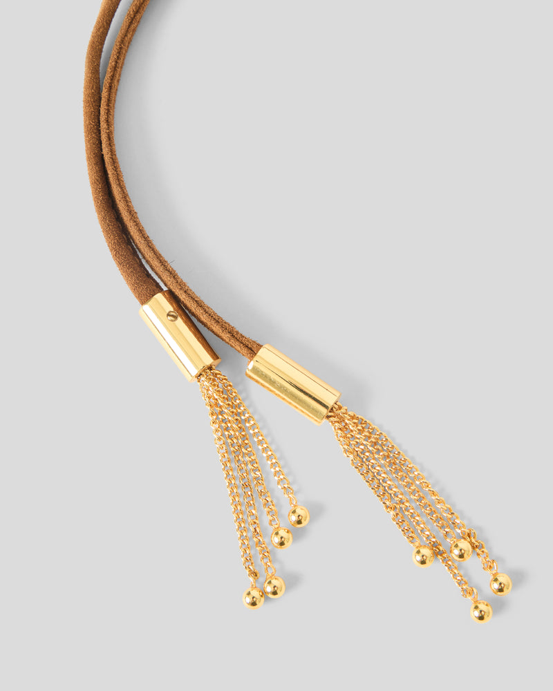 MELROSE SUEDE WRAP BELT - BELT