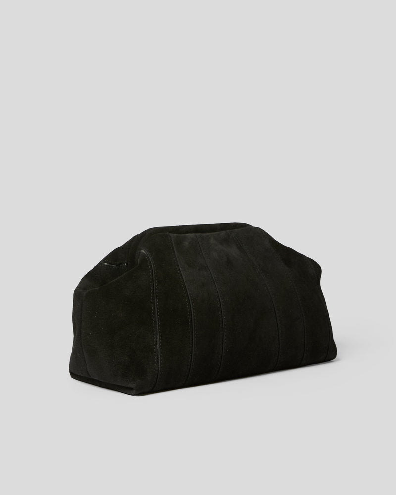 ROWE SUEDE CLUTCH LEATHER BAG - HANDBAGS