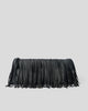 MELROSE LEATHER CLUTCH Black - HANDBAGS