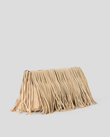 MELROSE SUEDE CLUTCH - HANDBAGS