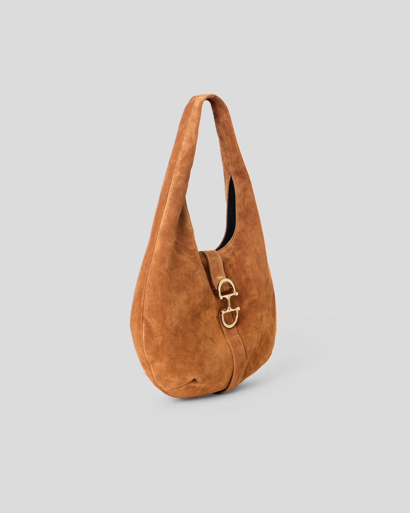 RUMI SUEDE HOBO - HANDBAGS