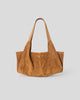 CARTER SUEDE SHOULDER BAG Bronze - HANDBAGS
